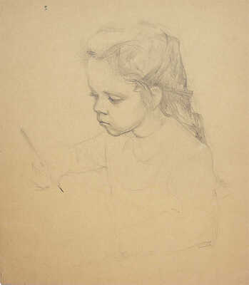 Жуков Николай Николаевич. Рисующая девочка